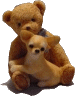 gif of a chihuahua sitting on a teddy bear